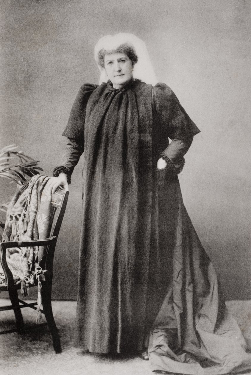 Lady Isabel Burton (1831-96) Isabel Burtonin (1831-96) vuonna 1893 julkaistusta teoksesta "The Life of Captain Sir Richard Burton, Volume II" tekijältä English School