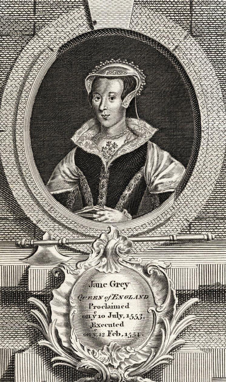 Lady Jane Gray (1537-54) tekijältä English School