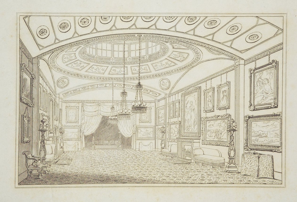 Lord De Tableysin British Gallery Hill Street, 1818 tekijältä English School