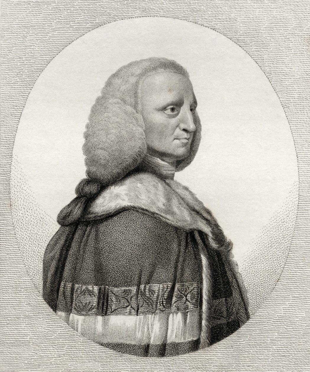 Lord George Lyttleton, kaiverrus Bocquet, kuvitus 