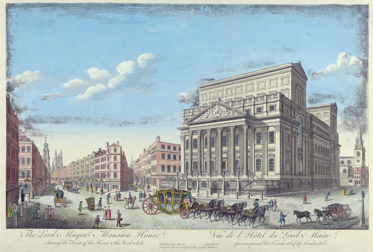 Lord Mayors Mansion House, n. 1753 tekijältä English School