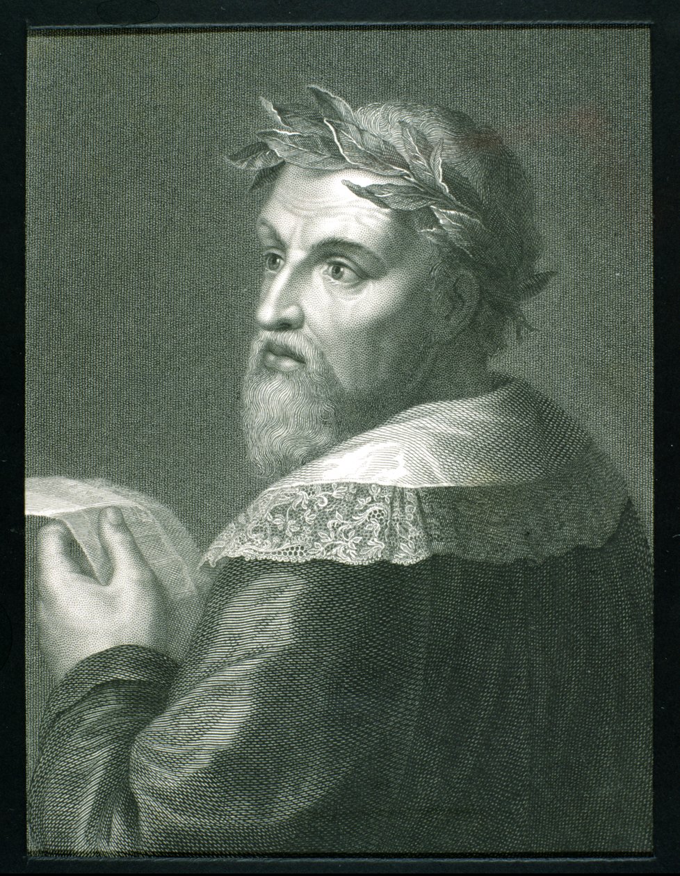 Ludovico Ariosto (1474-1533) Muotokuvagalleriasta, julkaistu vuonna 1833 tekijältä English School