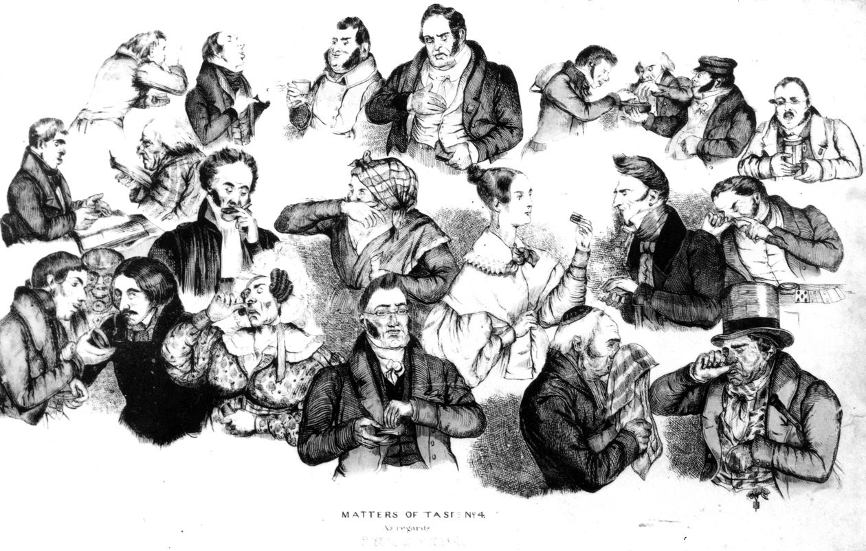 Makuasiat nro 4 Mitä tulee nuuskaukseen, painatus W und J O Clerk, n. 1835-40 tekijältä English School