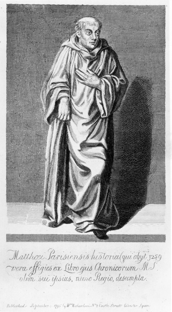 Matthew Paris, 1795 tekijältä English School