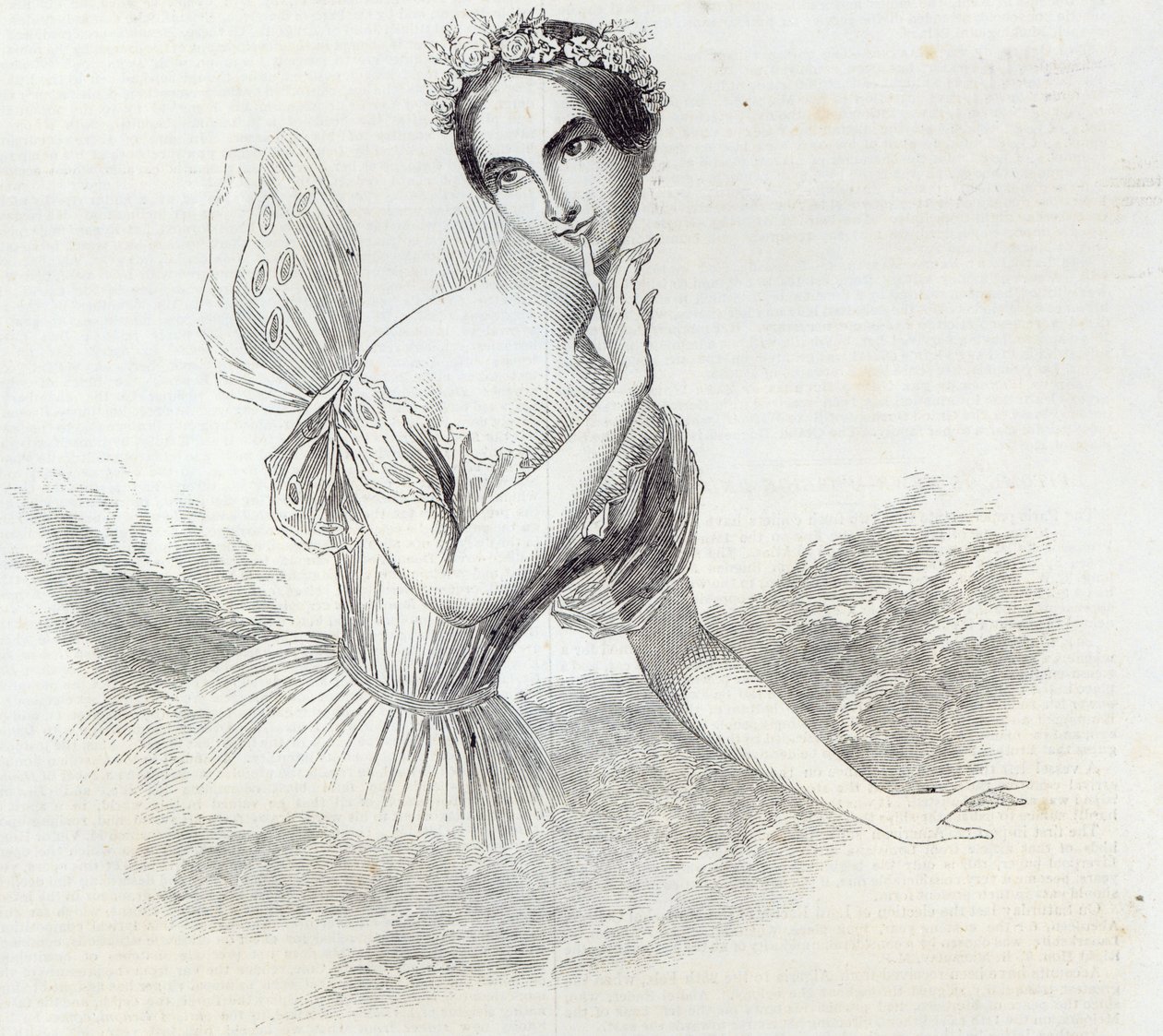 Mdlle Lucile Grahn, The Illustrated London News, 8. maaliskuuta 1845 tekijältä English School