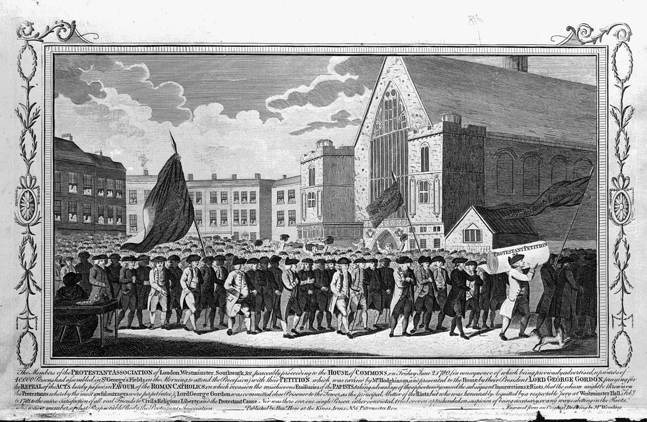 Protestanttisen yhdistyksen jäsenten vetoomus, 1718 tekijältä English School