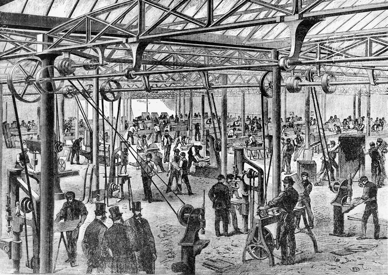 Mrs. Chubb und Sonin tehdas Glengall Roadilla, 1868 tekijältä English School