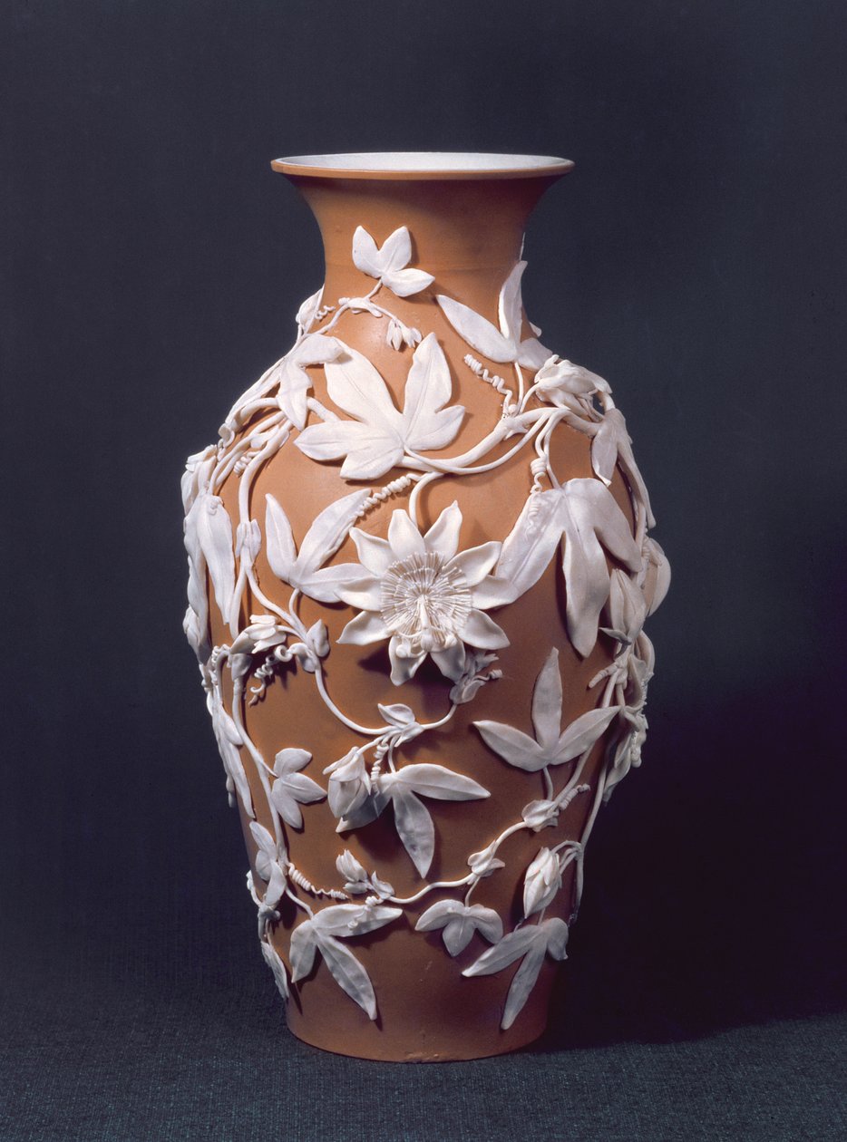 Minton Parian Ware maljakko, 1894 (keraaminen) tekijältä English School