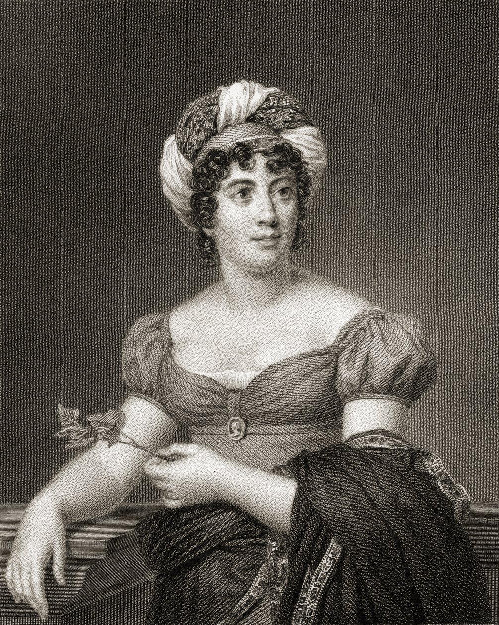 Rouva de Stael, "The Gallery of Portraits", julkaistu vuonna 1833 tekijältä English School