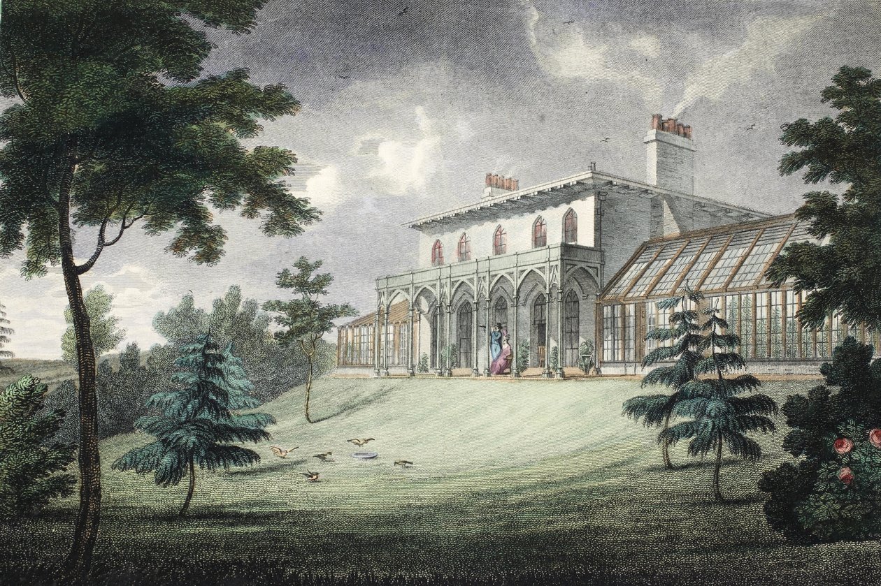 Mount Ararat, Wimbledon, pubi. c. 1828 (käsinvärinen kaiverrus) tekijältä English School