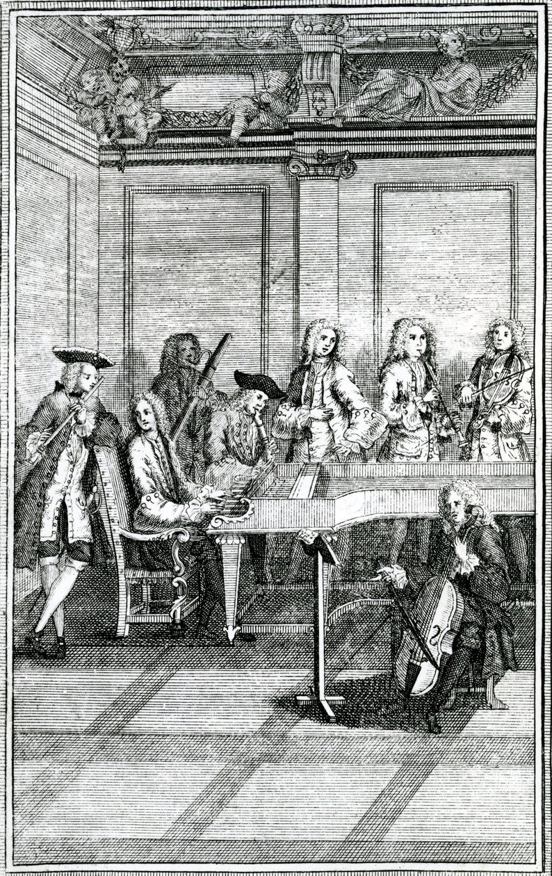 Muusikot, "Modern Music Master", 1731 tekijältä English School