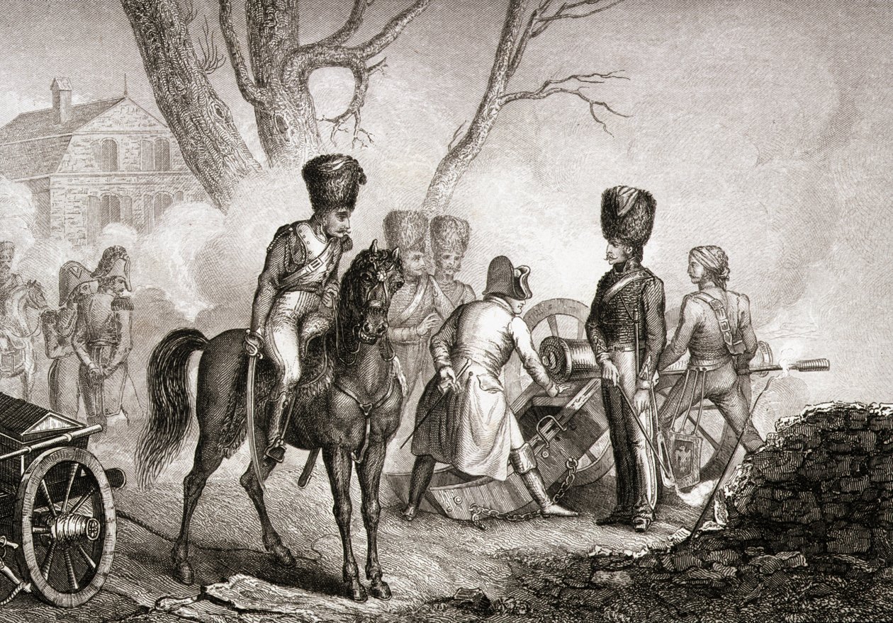 Napoleon (1769-1821) Montereau-sur-Yonnessa 18. helmikuuta 1814 tekijältä English School