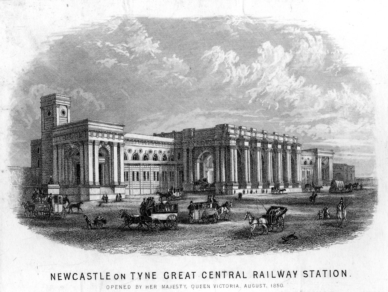 Newcastle-upon-Tynen päärautatieasema tekijältä English School
