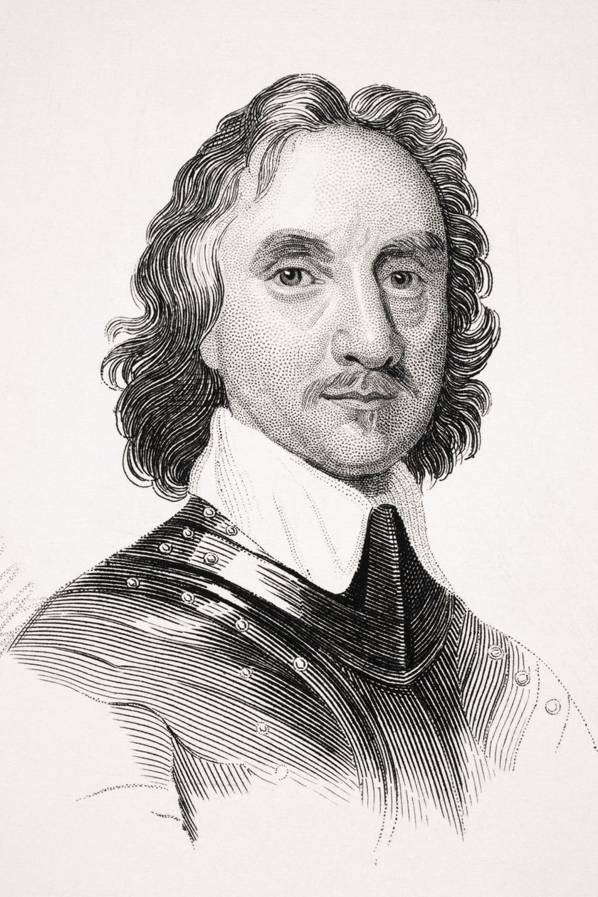 Oliver Cromwell, kuvitus Lord Broughamin "Old England