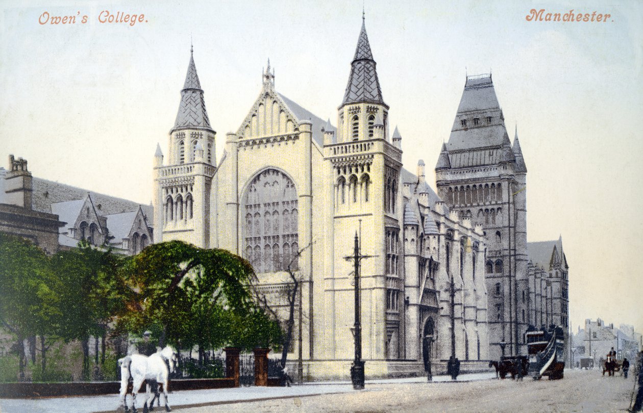 Owens College, Manchester (värillinen kuva) tekijältä English School