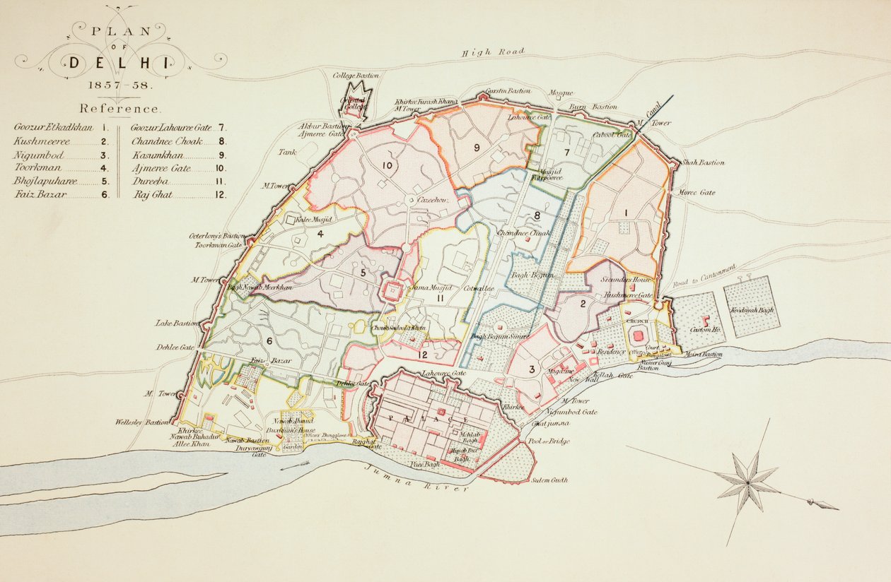 Delhin suunnitelma, 1883 tekijältä English School