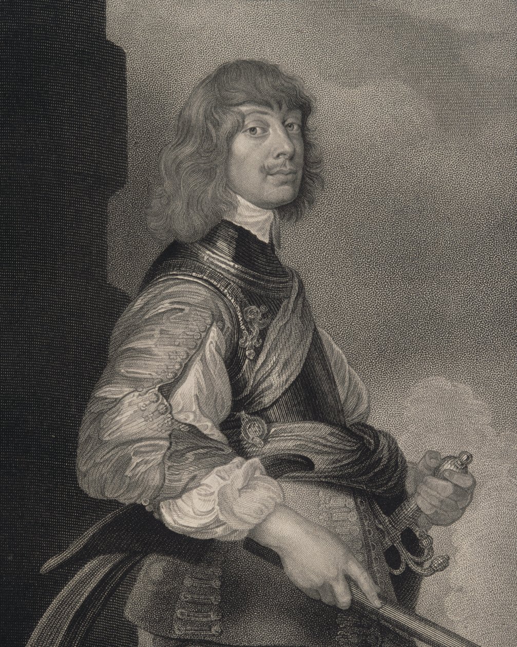 Algernon Percyn (1602-68) muotokuva, Northumberlandin 10. jaarli, "Lodge