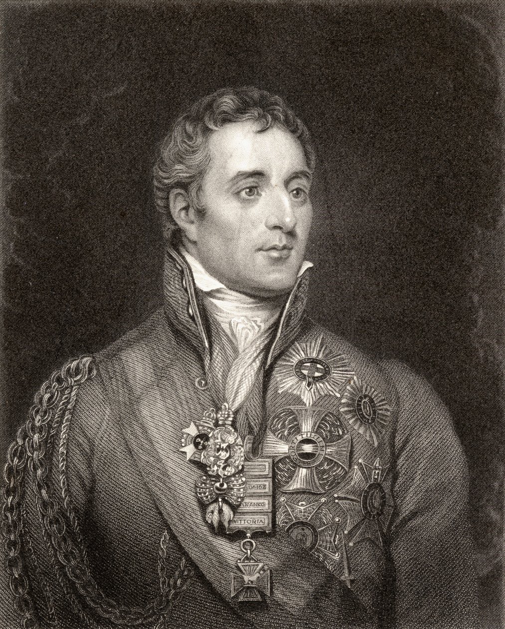 Arthur Wellesleyn muotokuva, Wellingtonin ensimmäinen herttua (1769-1852) tekijältä English School