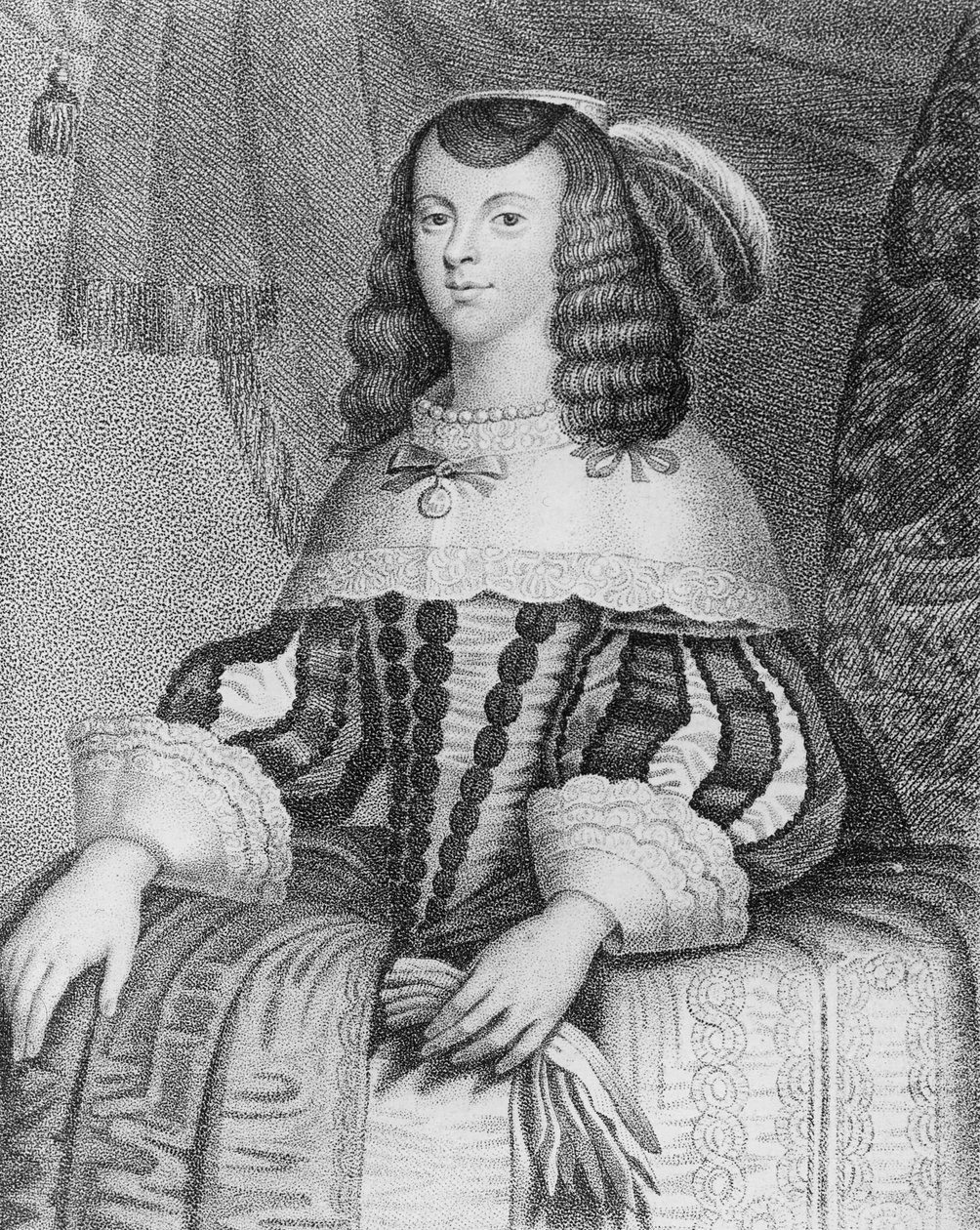 Freemanin kaivertama Catharine of Braganza (1638-1705) muotokuva tekijältä English School