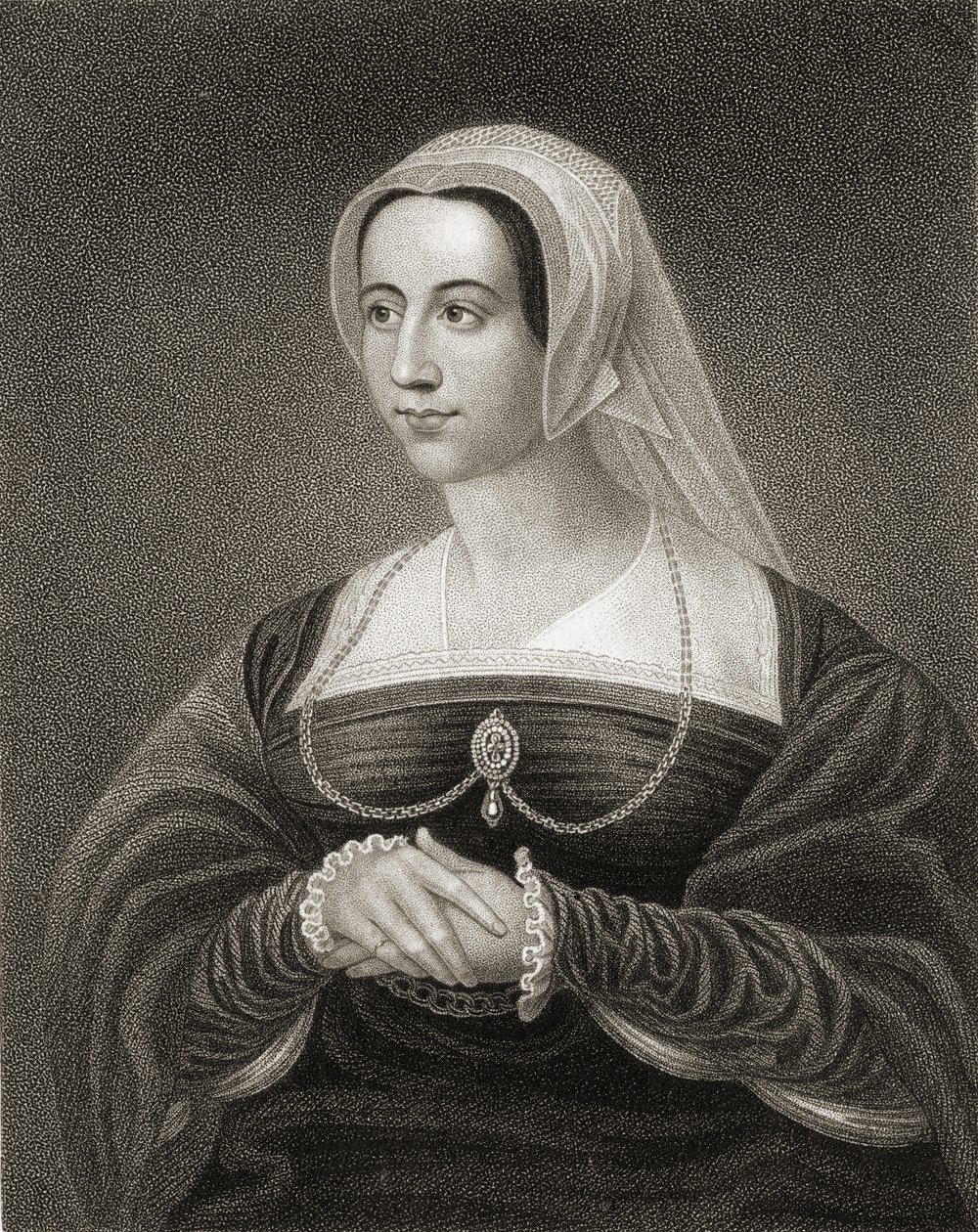 Catherine Parrin (1512-48) muotokuva "Lodge