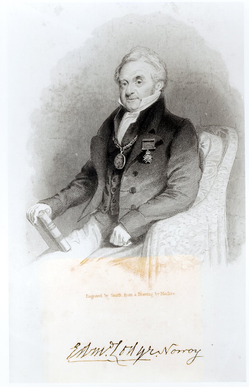 Edmund Lodgen muotokuva tekijältä English School