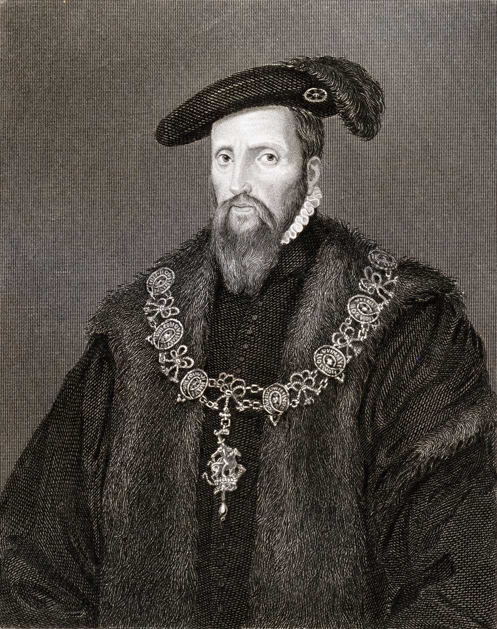 Muotokuva Edward Seymourista (noin 1500-52), Somersetin 1. herttua, teoksesta 