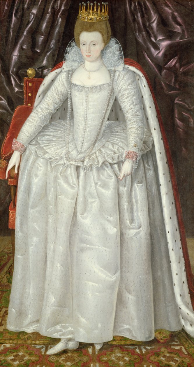 Muotokuva Elizabeth Vernonista, Southamptonin kreivittärestä, noin 1603. tekijältä English School