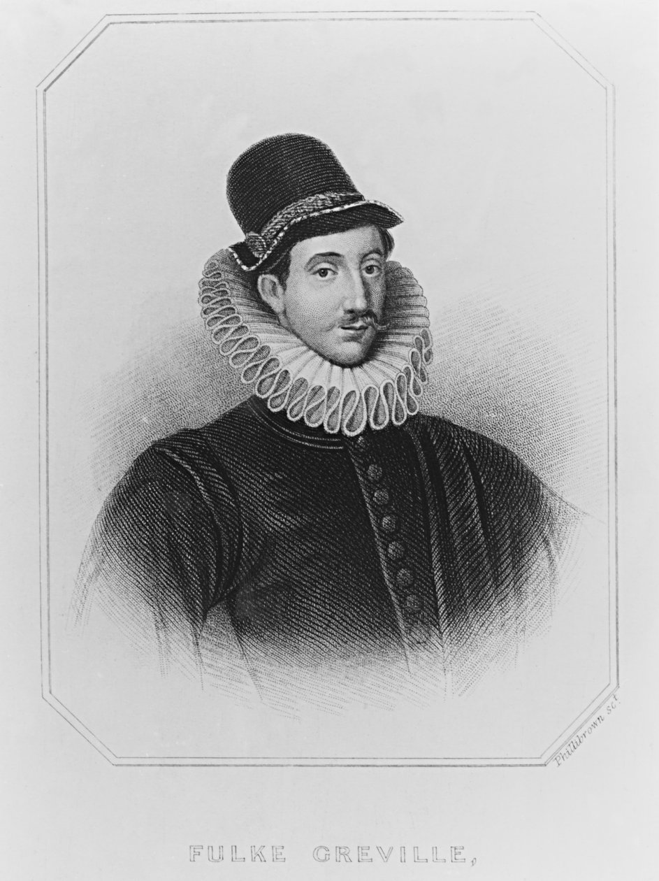Muotokuva Fulke Grevillestä (1554-1628) 1. Baron Brooke, "Lodge