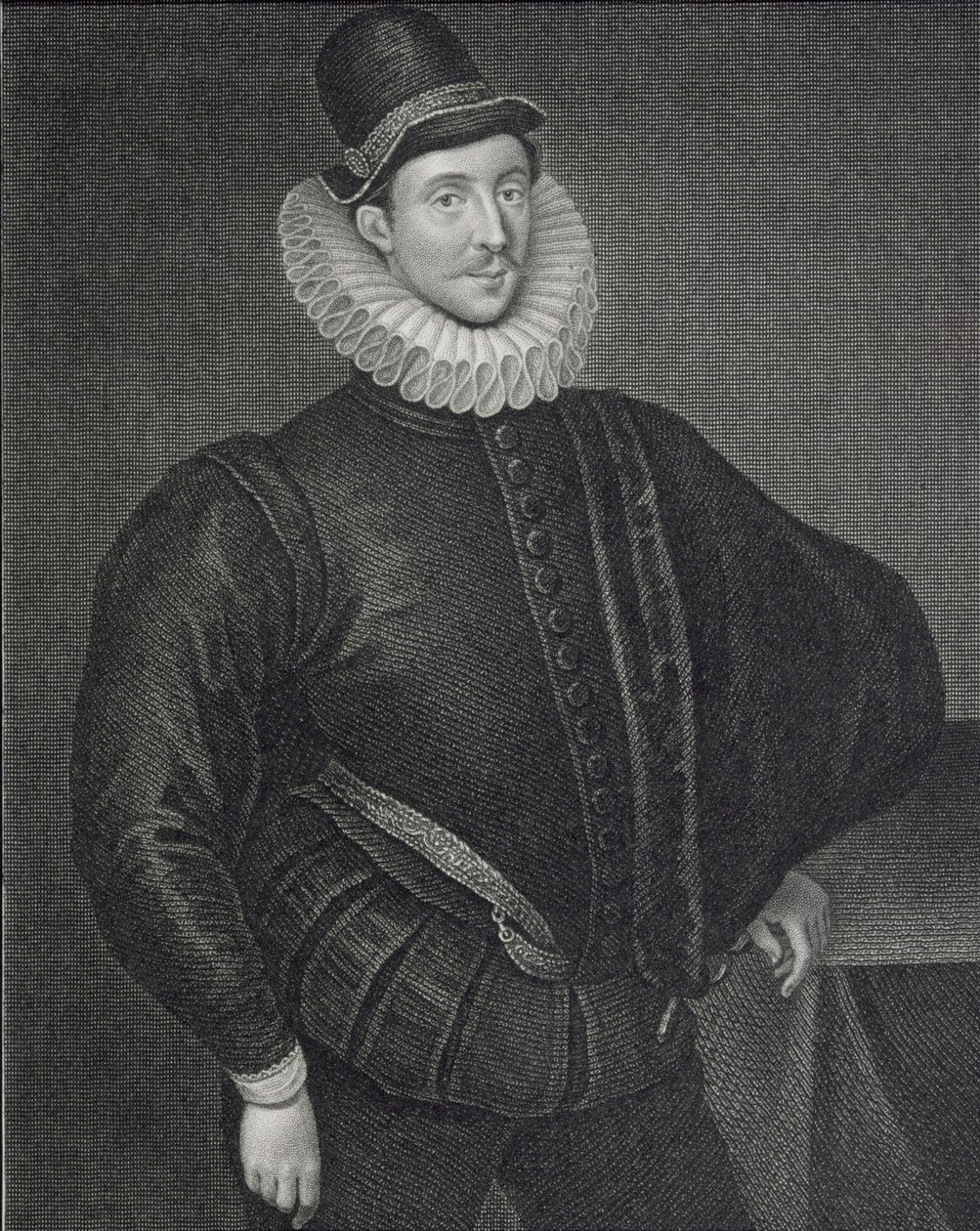 Muotokuva Fulke Grevillestä (1554-1628) 1. Baron Brooke, "Lodge