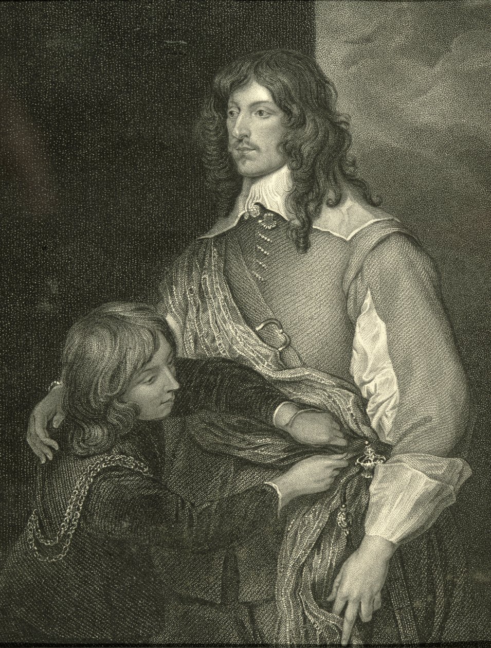 George, Lord Goringin (1608-57) muotokuva "Lodge