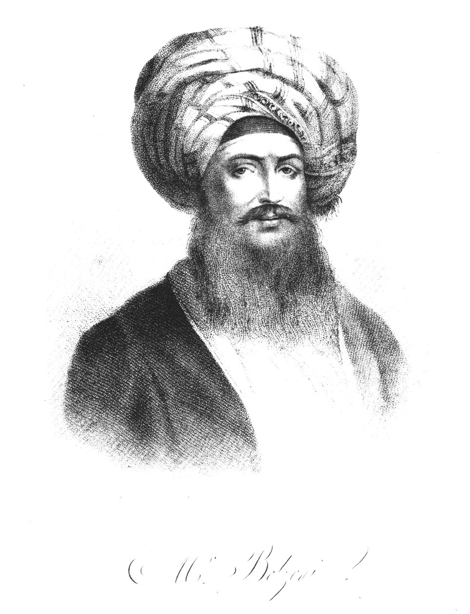 Giovanni Battista Belzonin (1778-1823) muotokuva tekijältä English School