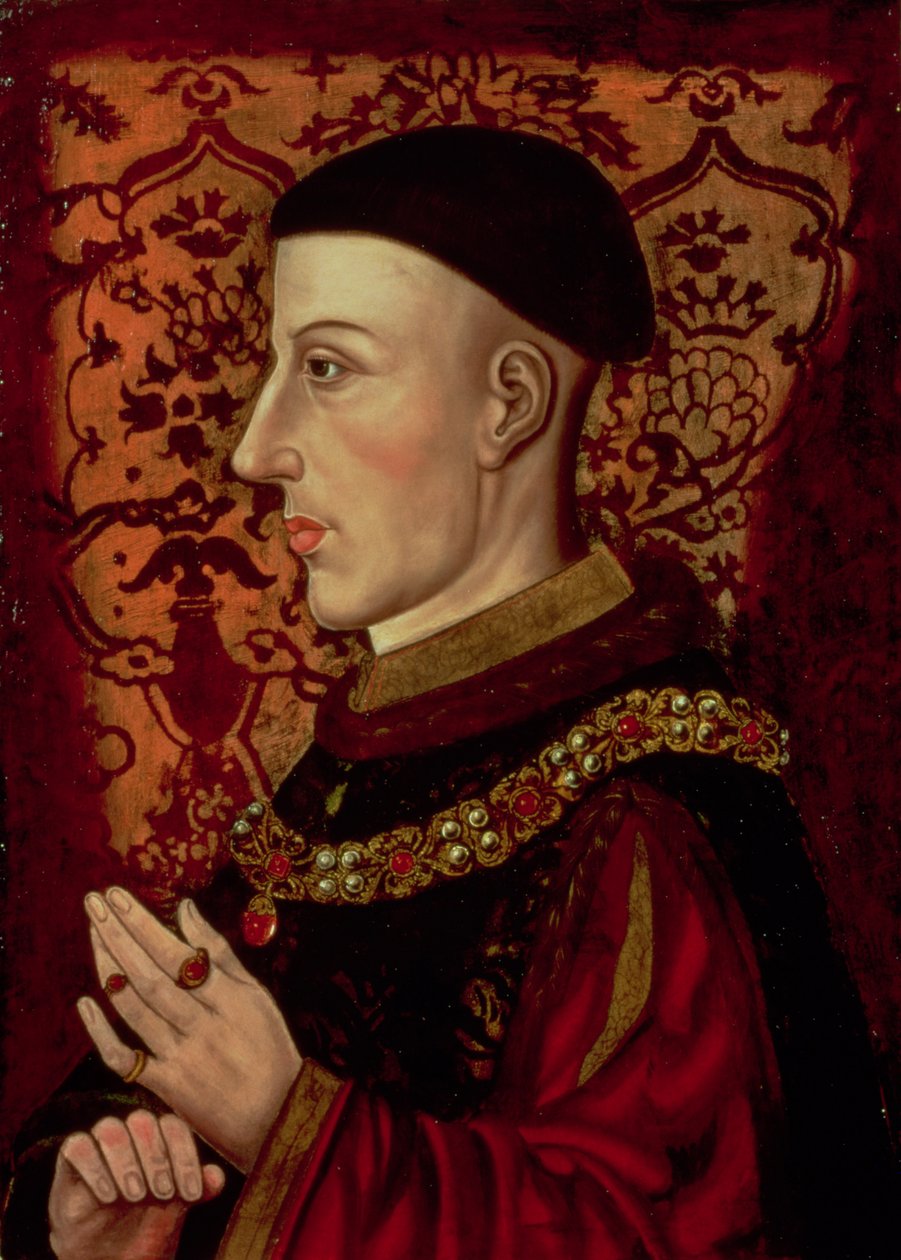 Henrik V:n (1387-1422) muotokuva (ks. 106922) tekijältä English School
