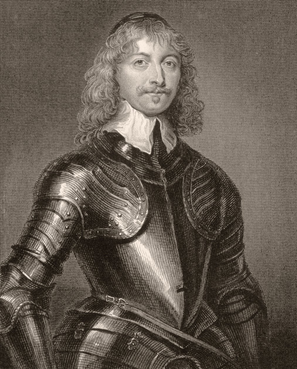 James Grahamin (1612-50) muotokuva, Montrosen 5. jaarl ja 1. markiisi, kirjasta "Lodge