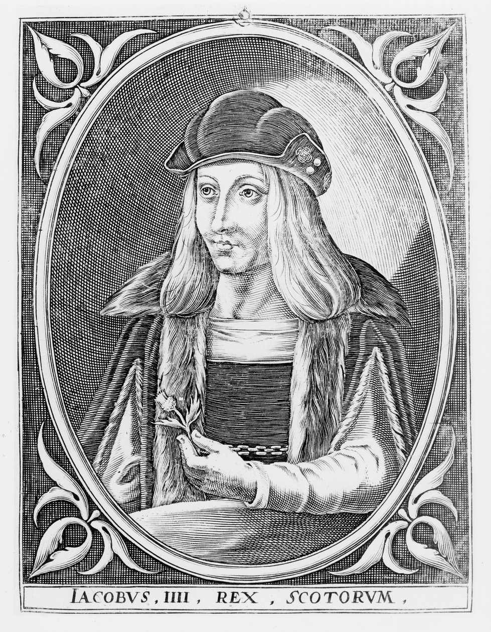 Muotokuva James IV:stä Skotlannista (1473-1513) tekijältä English School