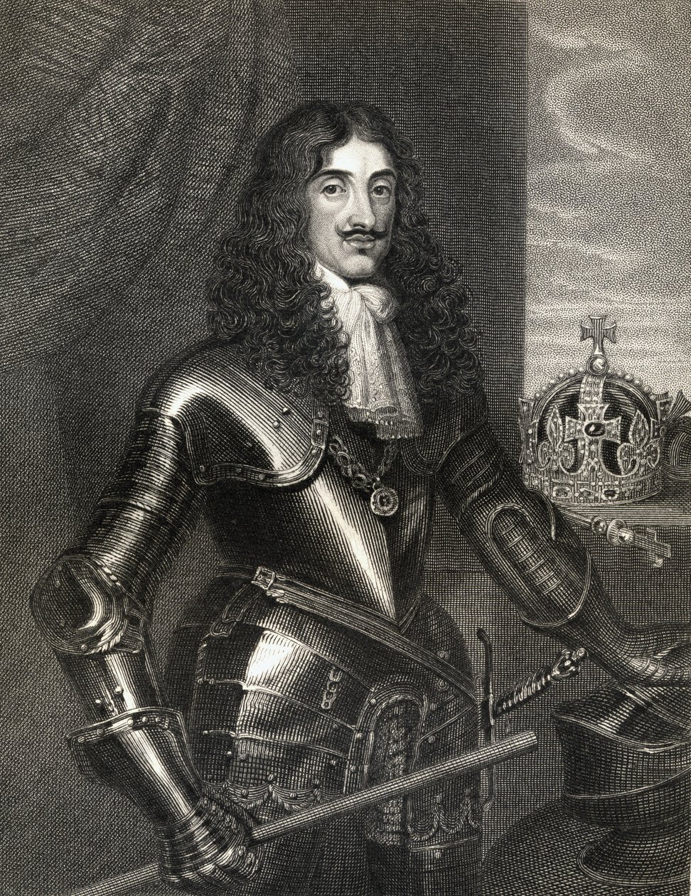 Kuningas Charles II:n (1630-85) muotokuva "Lodge