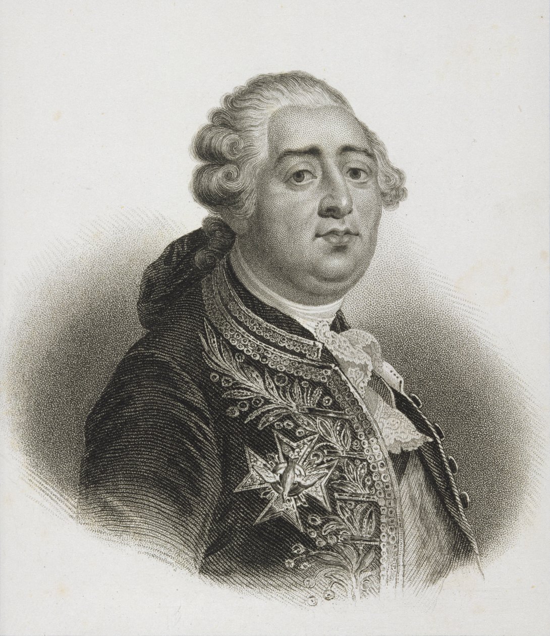 Ranskan kuninkaan Ludvig XVI:n (1754-93) muotokuva tekijältä English School