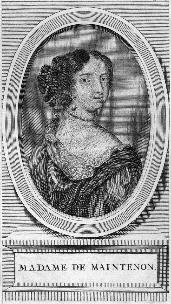 Madame de Maintenonin muotokuva tekijältä English School