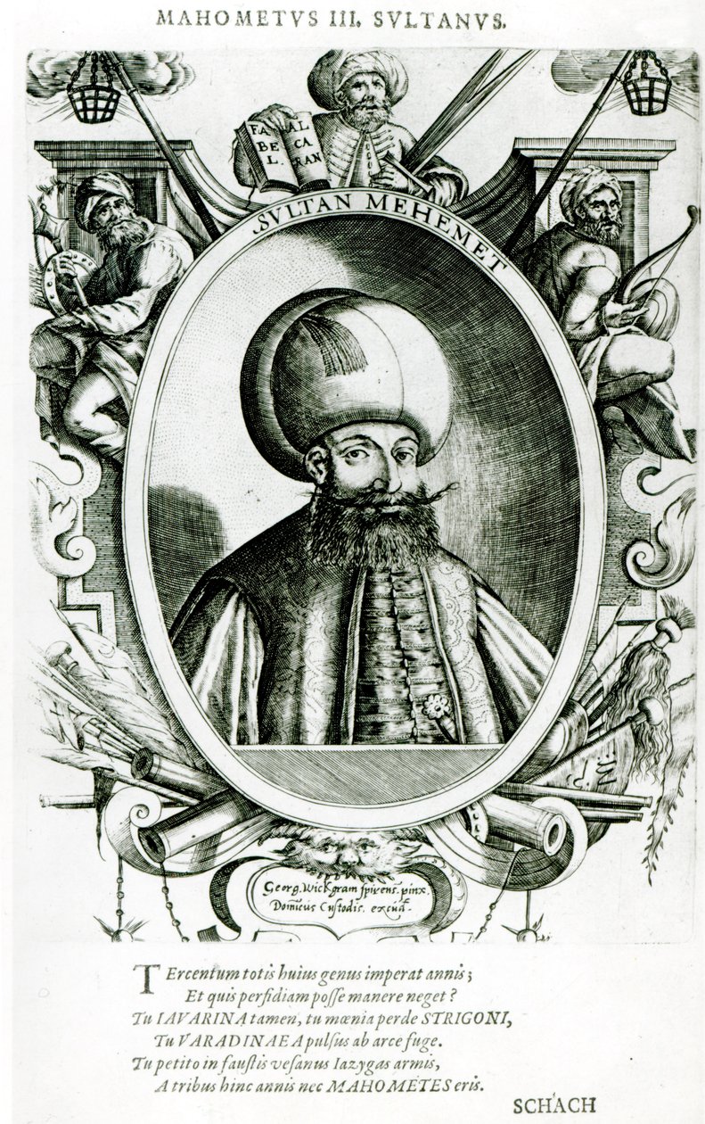 Mehmet III:n muotokuva tekijältä English School