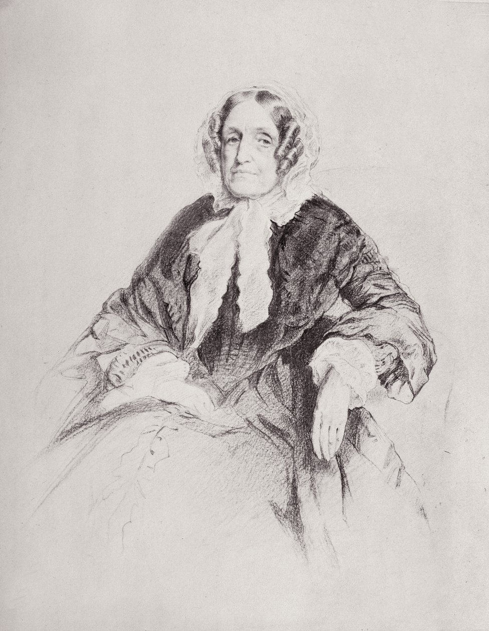 Rouva Jane Marcetin muotokuva (1769-1858) tekijältä English School