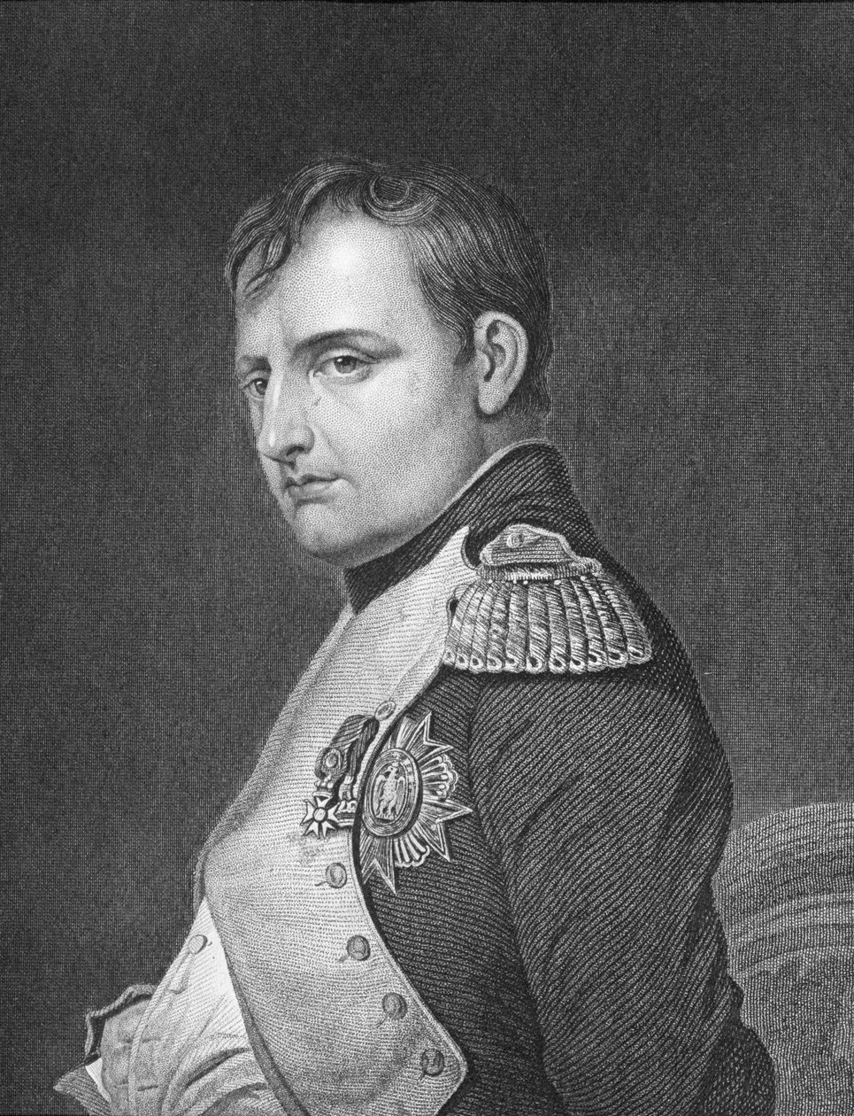Napoleon Bonaparten (1769-1821) muotokuva tekijältä English School