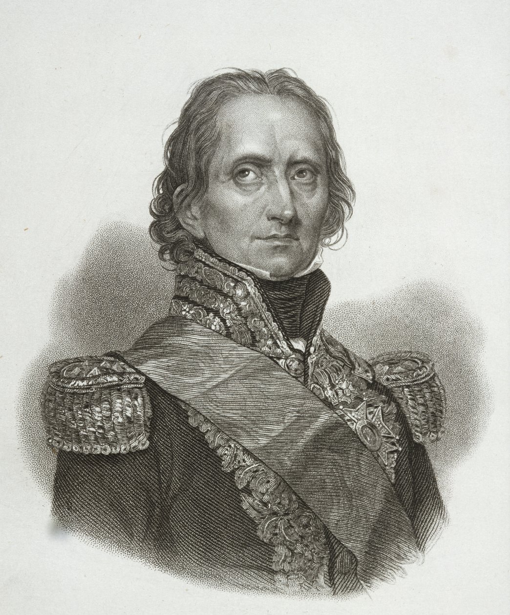 Muotokuva Nicolas Jean-de-Dieu Soultista (1769-1851) Duc de Dalmatie, Ranskan marsalkka ja pääministeri tekijältä English School