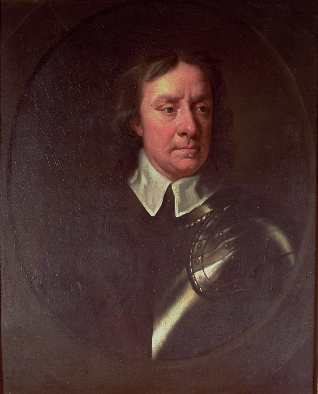 Oliver Cromwellin (1599-1658) muotokuva tekijältä English School