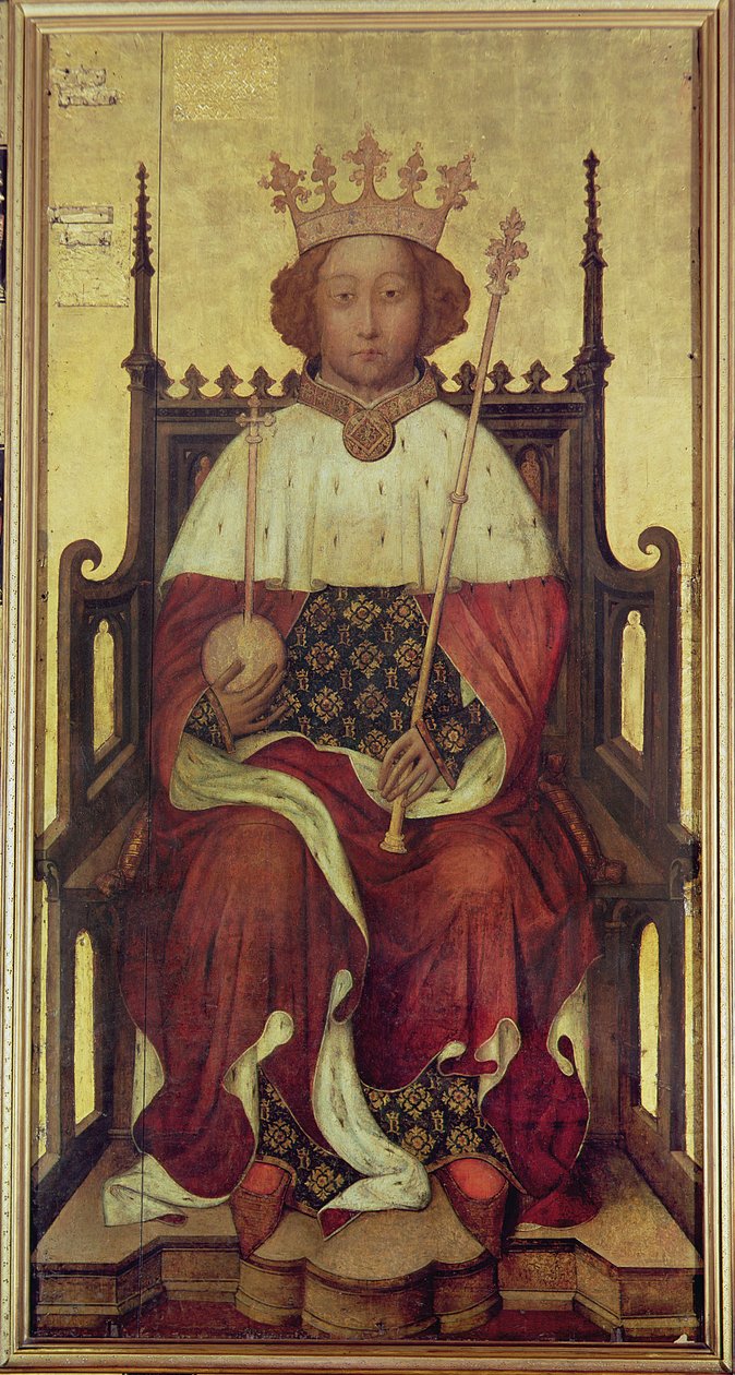 Richard II:n muotokuva "The Westminster Portrait", 1390-luku tekijältä English School