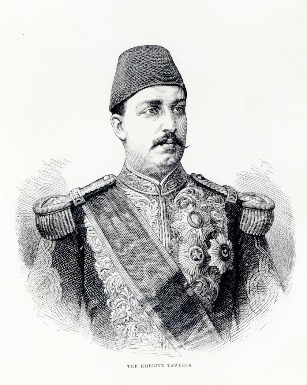 Muotokuva Khedive Tawfiqista tekijältä English School