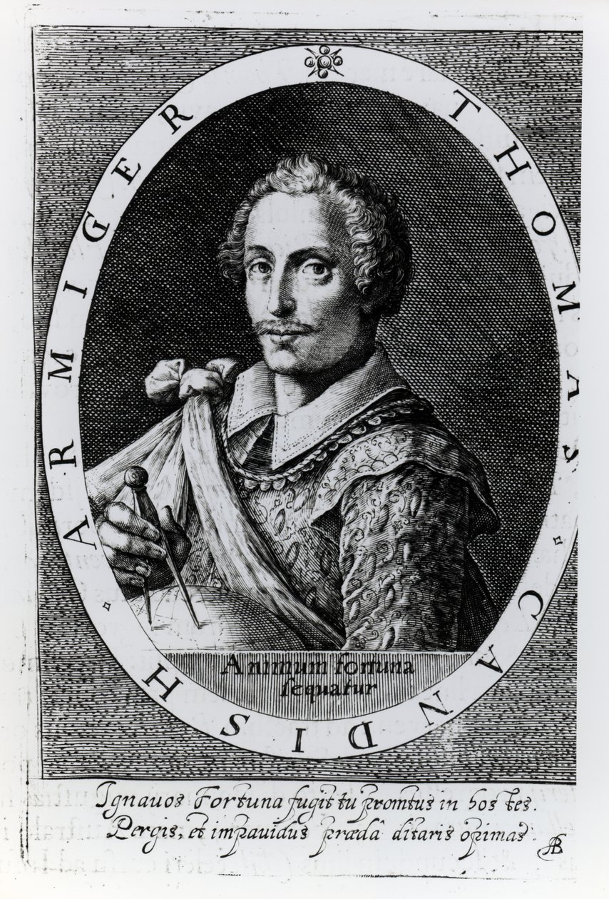 Thomas Cavendishin muotokuva (1560-92) tekijältä English School