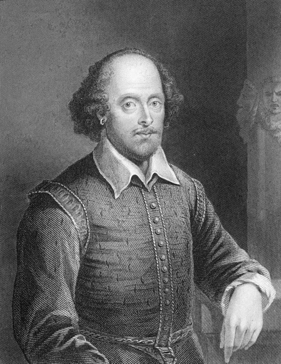 William Shakespearen (1564-1616) muotokuva tekijältä English School