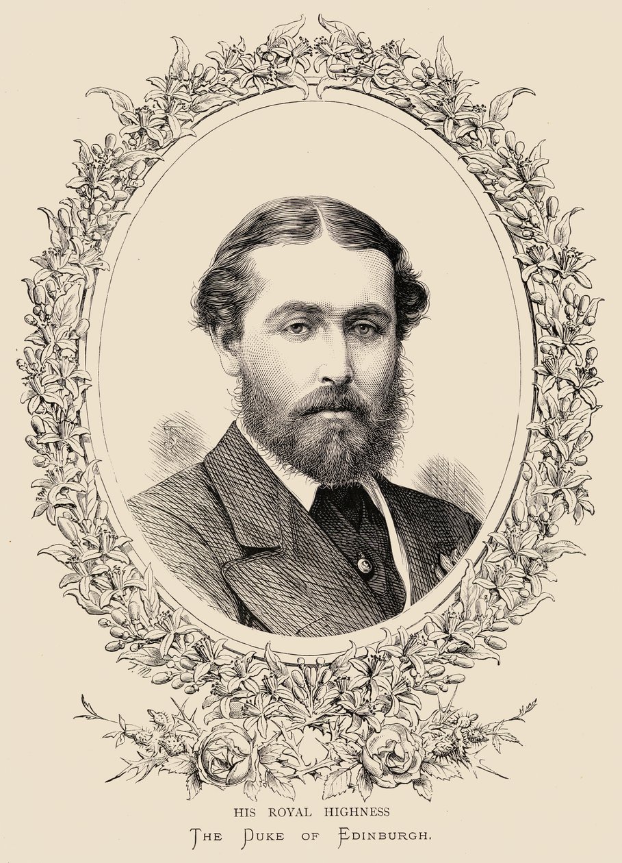 Prinssi Alfred (1844-1900) Edinburghin ja Saksi-Coburg-Götan herttua (1844-1900). tekijältä English School