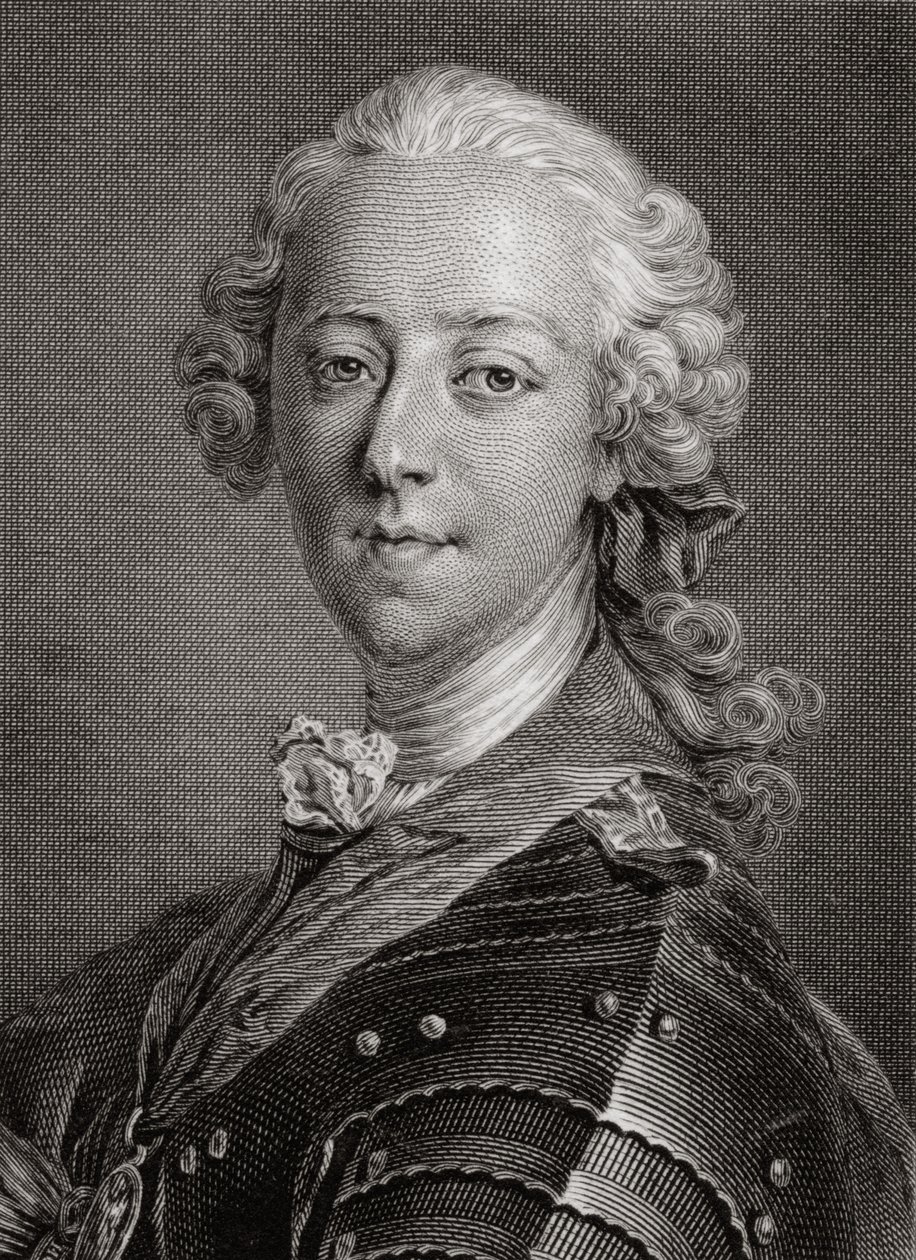 Prinssi Charles Edward Louis Philip Casimir Stewart (1720-88), Nuori teeskentelijä, joka tunnetaan nimellä Bonnie Prince Charlie tekijältä English School