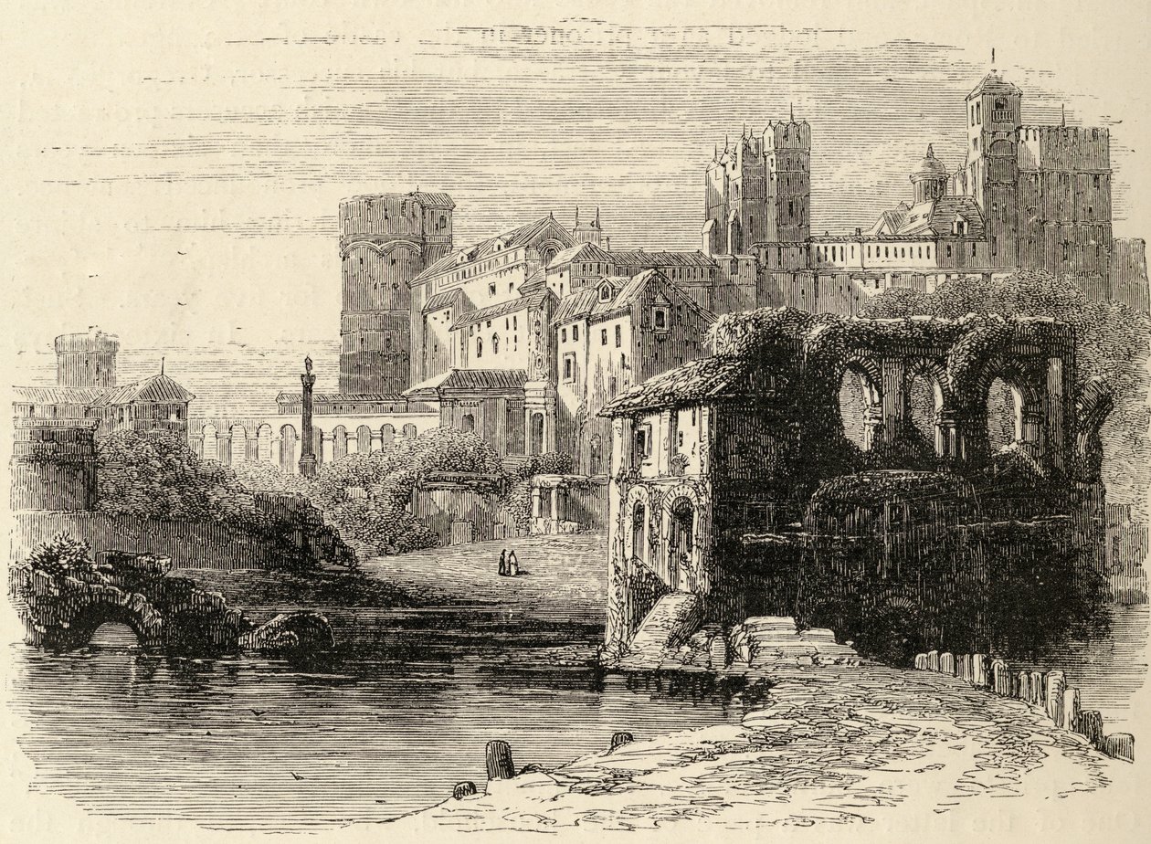 Inkvisition vankila, Cordoba, Espanja, "Spanish Pictures", pastori Samuel Manning, julkaistiin vuonna 1870 tekijältä English School