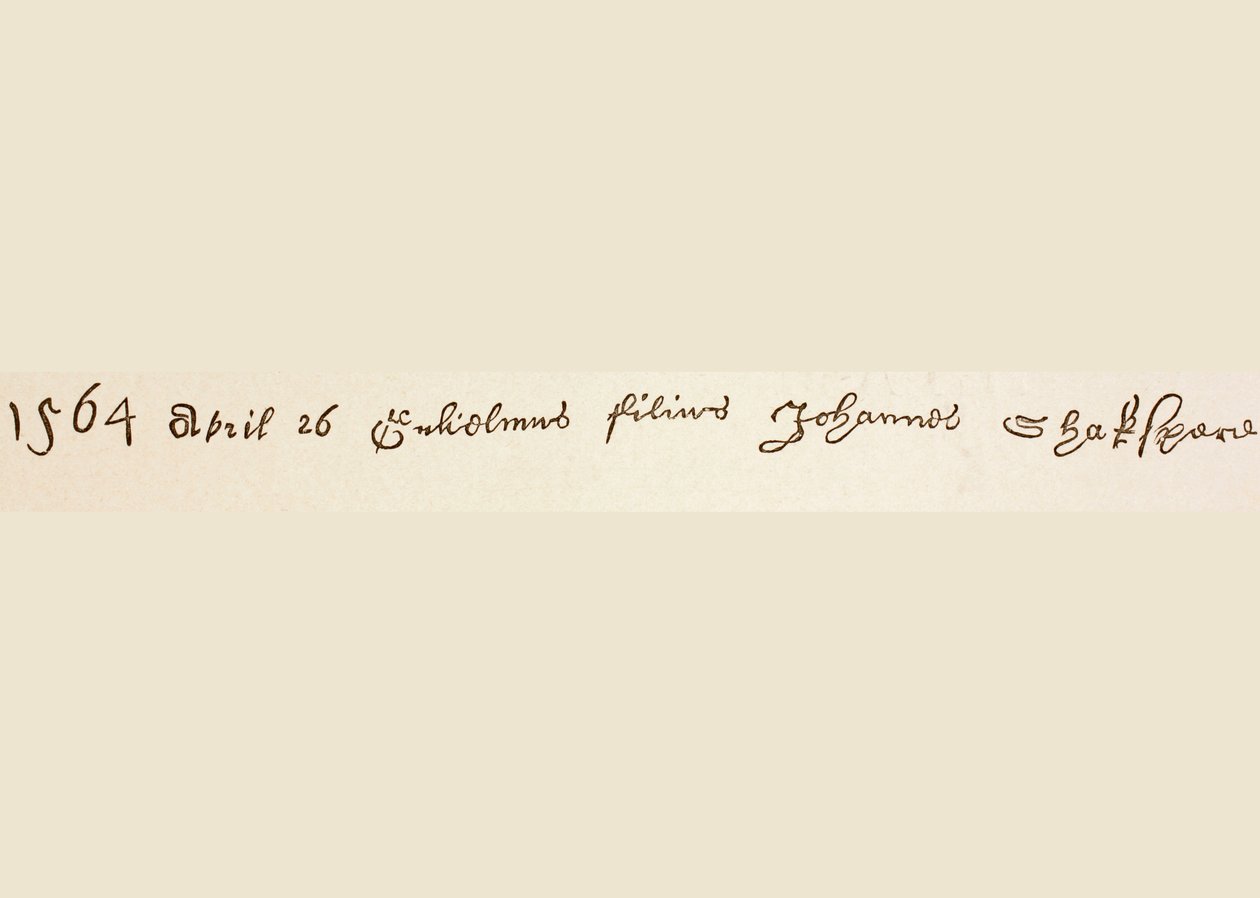 Ilmoittautuminen William Shakespearen kasteelle 1886 (muste paperille) tekijältä English School